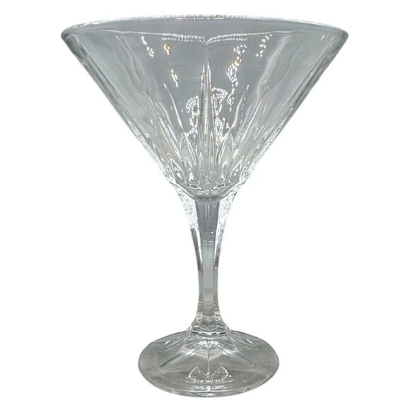 Vintage Crystal Martini Glass Clear Stemware Used READ - Picture 1 of 6
